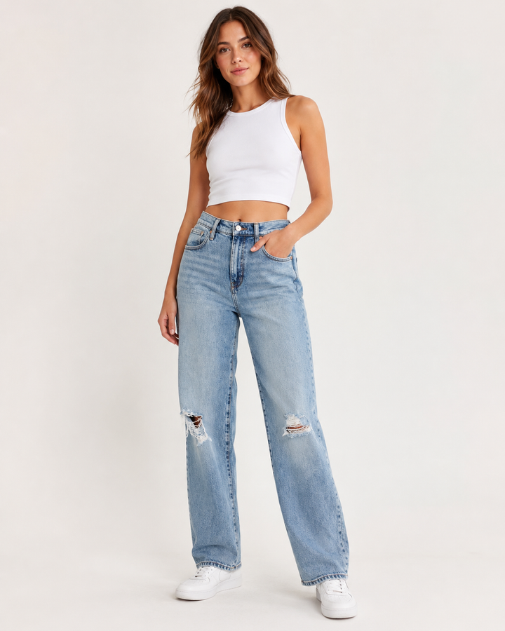 K&amp;K High rise Skater Jeans