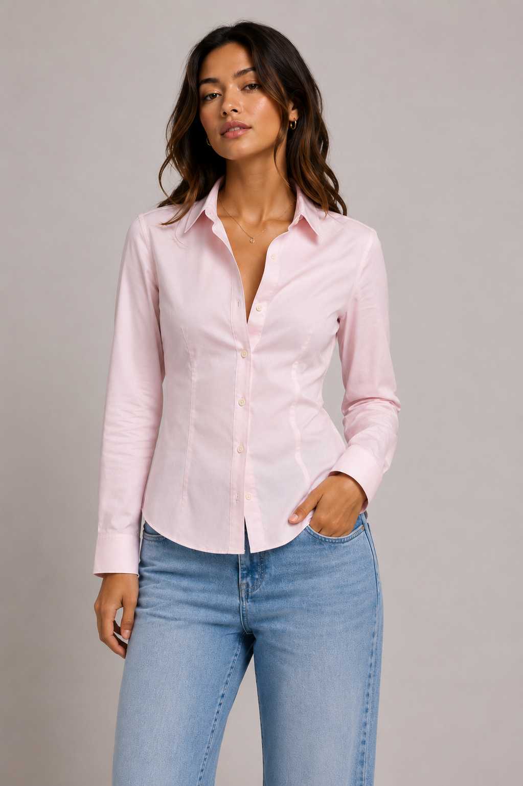 Banana Republic Pink Tailored Shirt