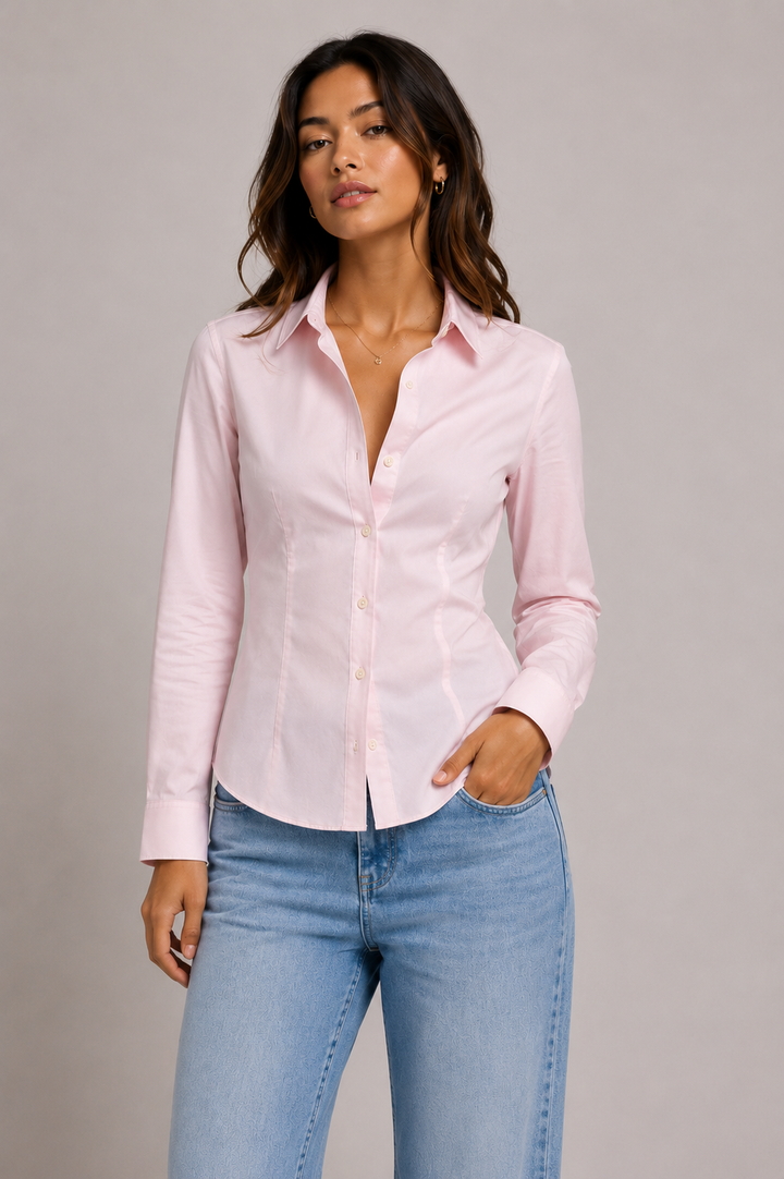 Banana Republic Pink Tailored Shirt