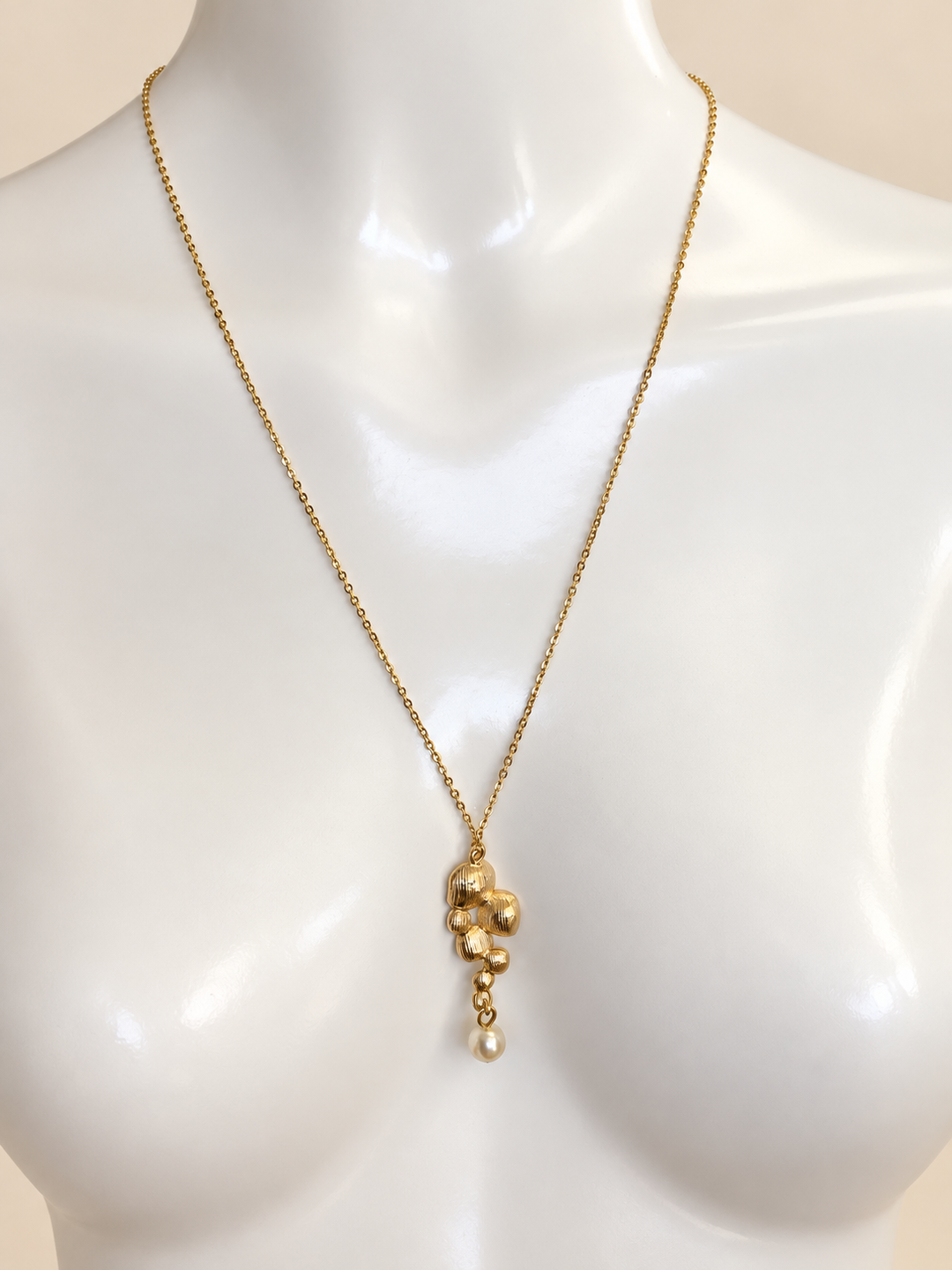 Ocean Flora &amp; Pearl Necklace- Standout Boutique