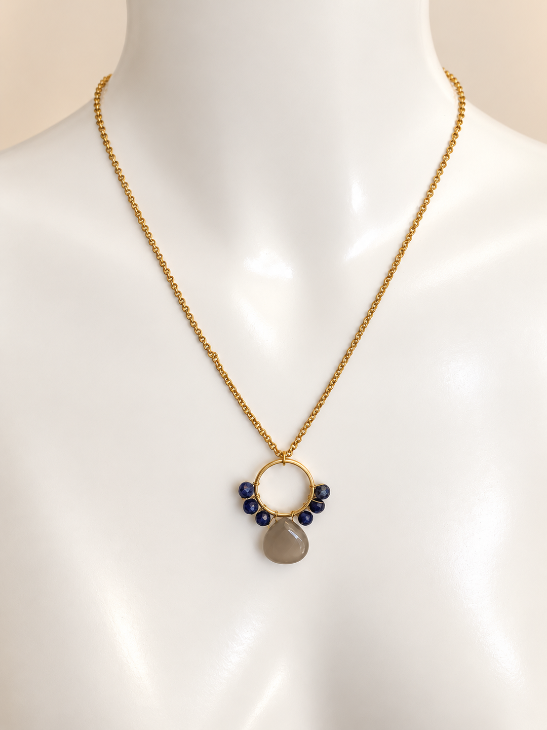 Labradorite &amp; Sodalite Necklace- Standout Boutique