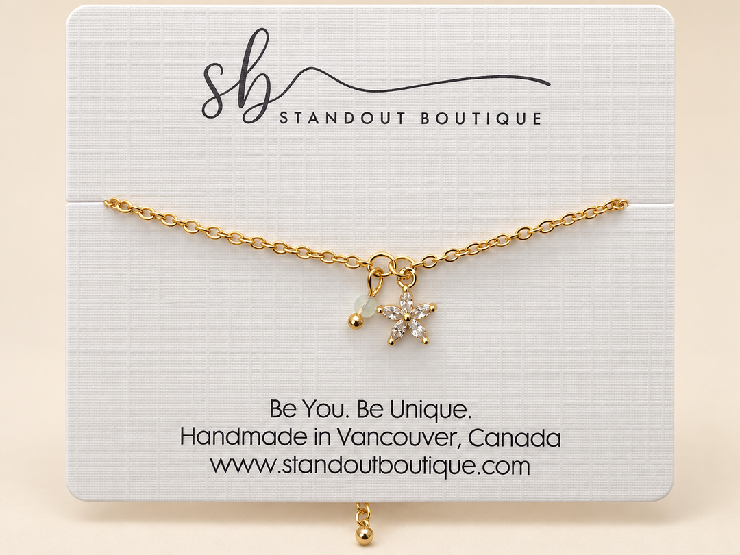 Flower Zirconia Bracelet- Standout Boutique