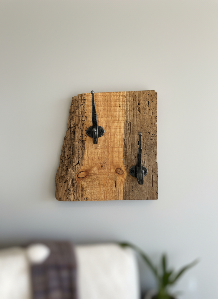 Papa’s Barnwood Double Hook Rack