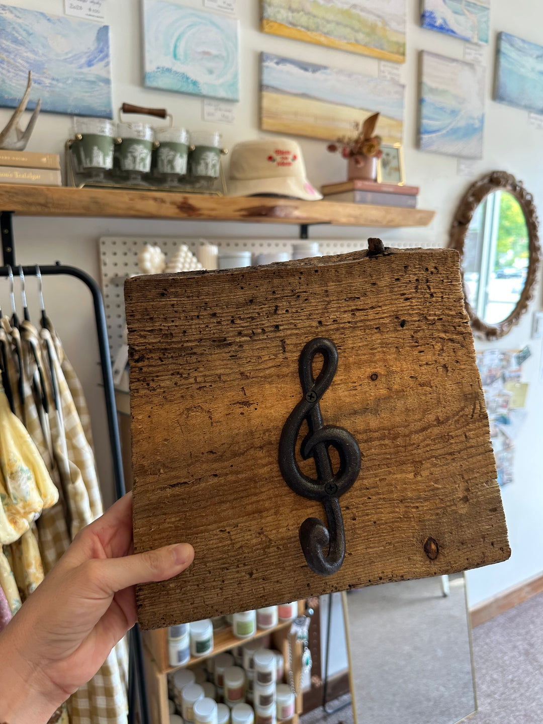 Papa’s Musical Note Hook Rack