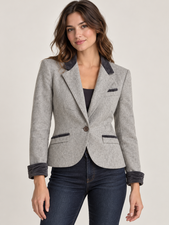 Vintage Grey Wool Blazet