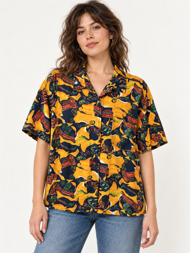 Vintage Cream Soda Printed Shirt