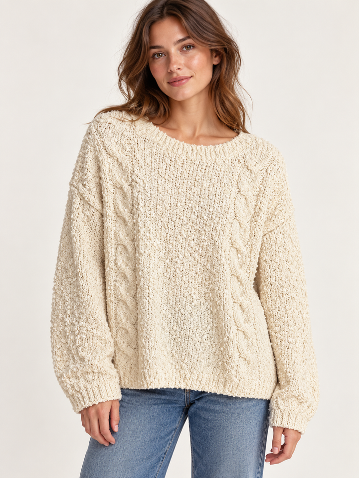 Vintage Woodwynn Cream Sweater
