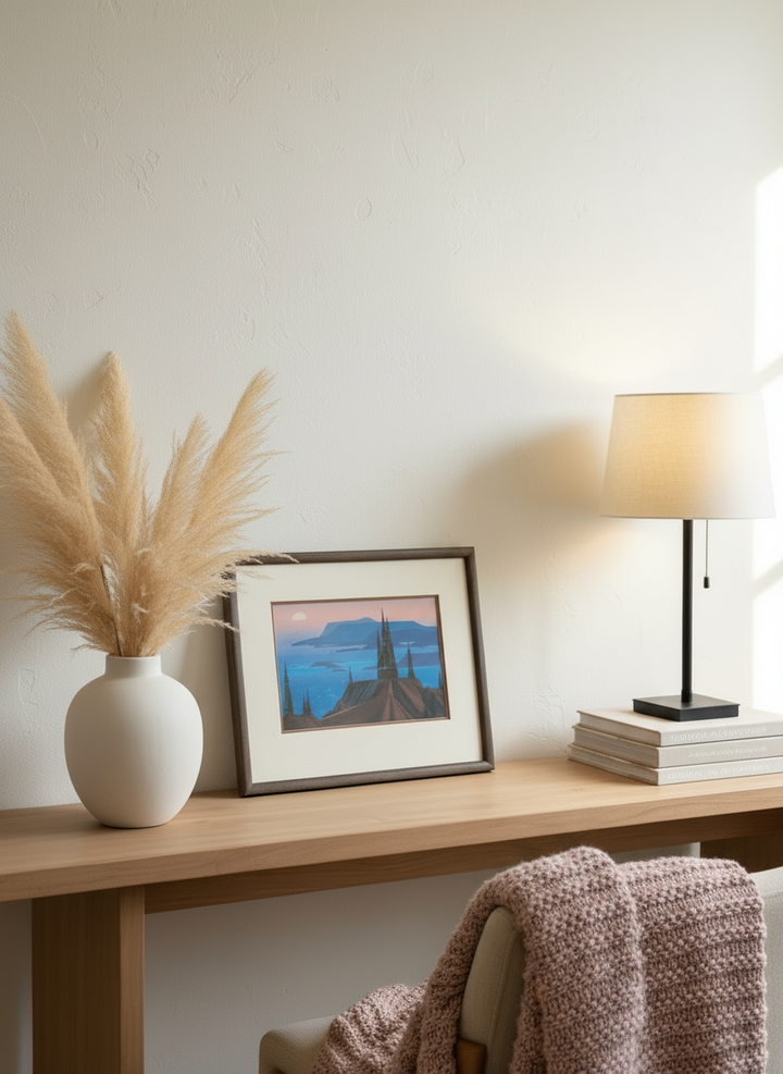 John Revill “The Aerie” – Vintage Framed Art Print