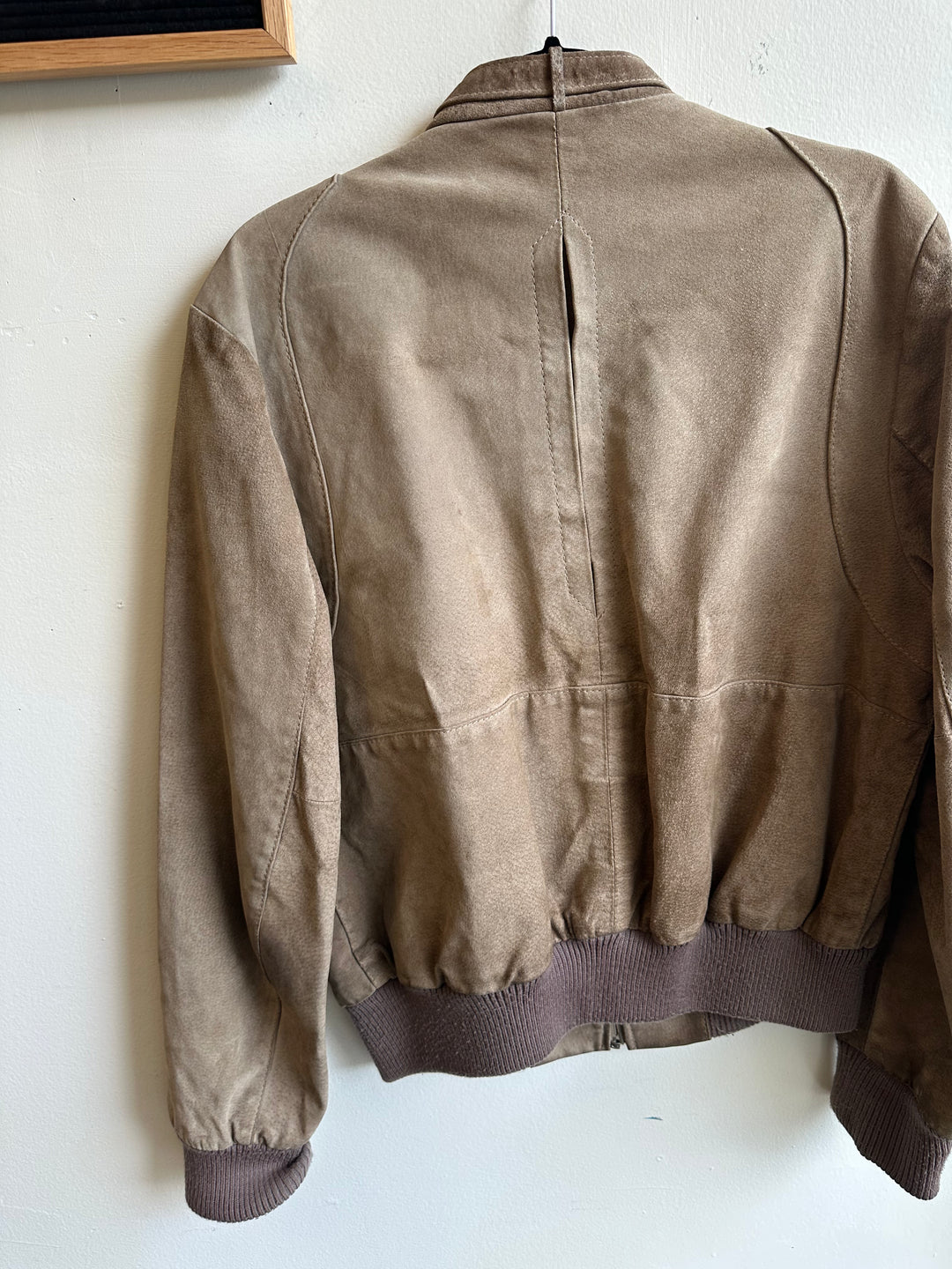Vintage Suede Bomber Jacket – Jonathan Christopher | Size Medium