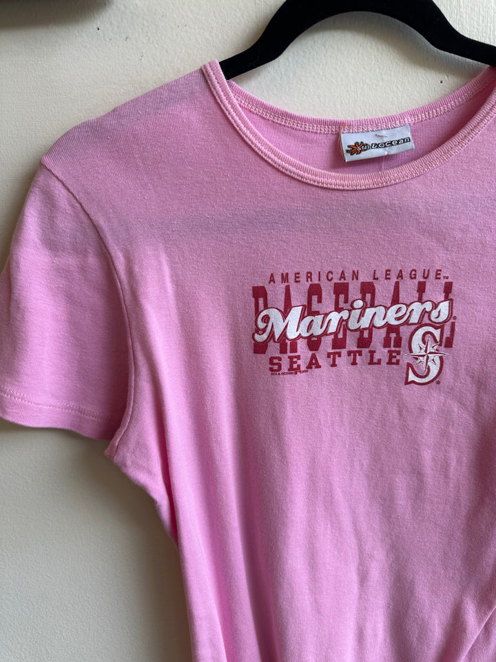 Vintage Y2K Pink Seattle Mariners Tee | Size Medium