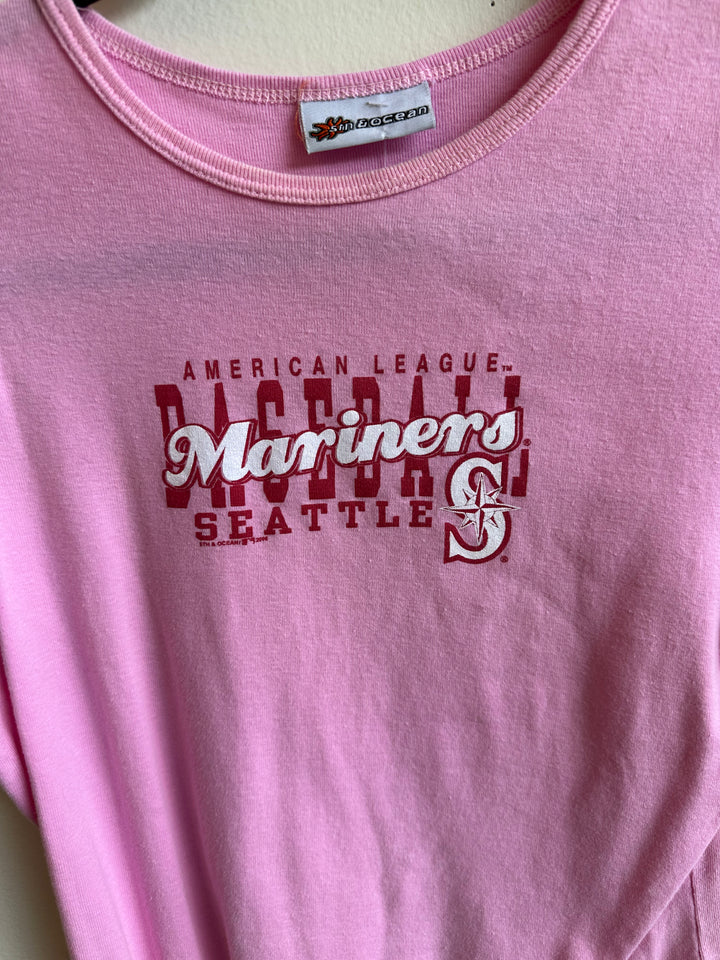 Vintage Y2K Pink Seattle Mariners Tee | Size Medium