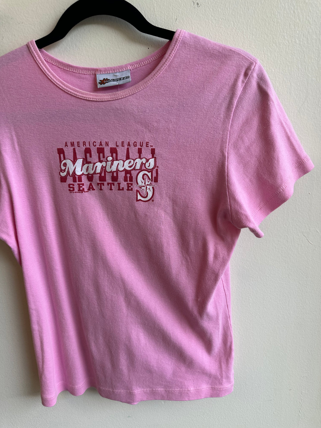 Vintage Y2K Pink Seattle Mariners Tee | Size Medium