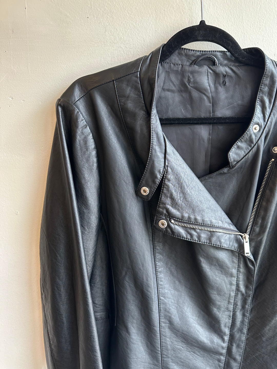 Vintage Y2K Leather Moto Jacket