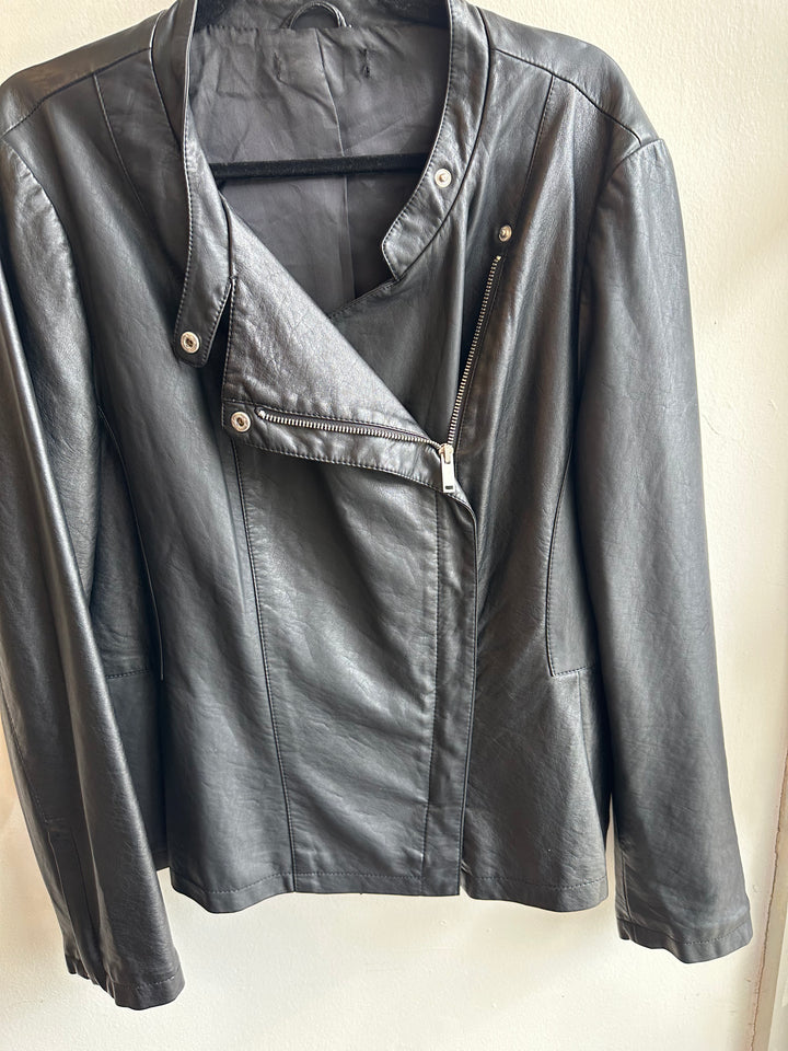 Vintage Y2K Leather Moto Jacket