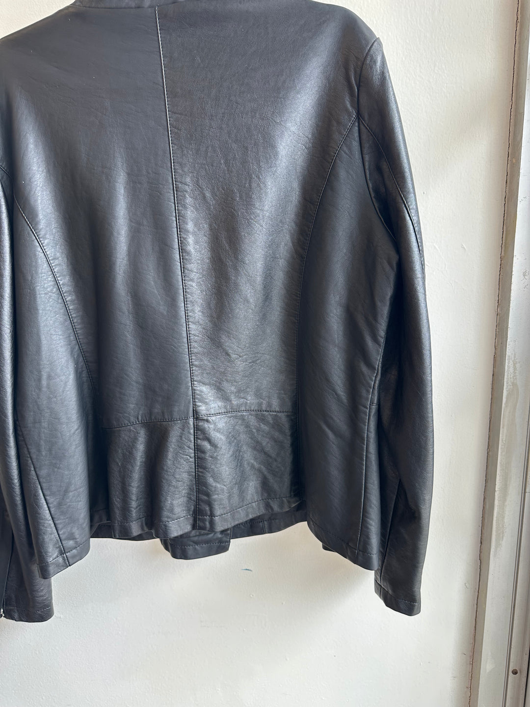 Vintage Y2K Leather Moto Jacket