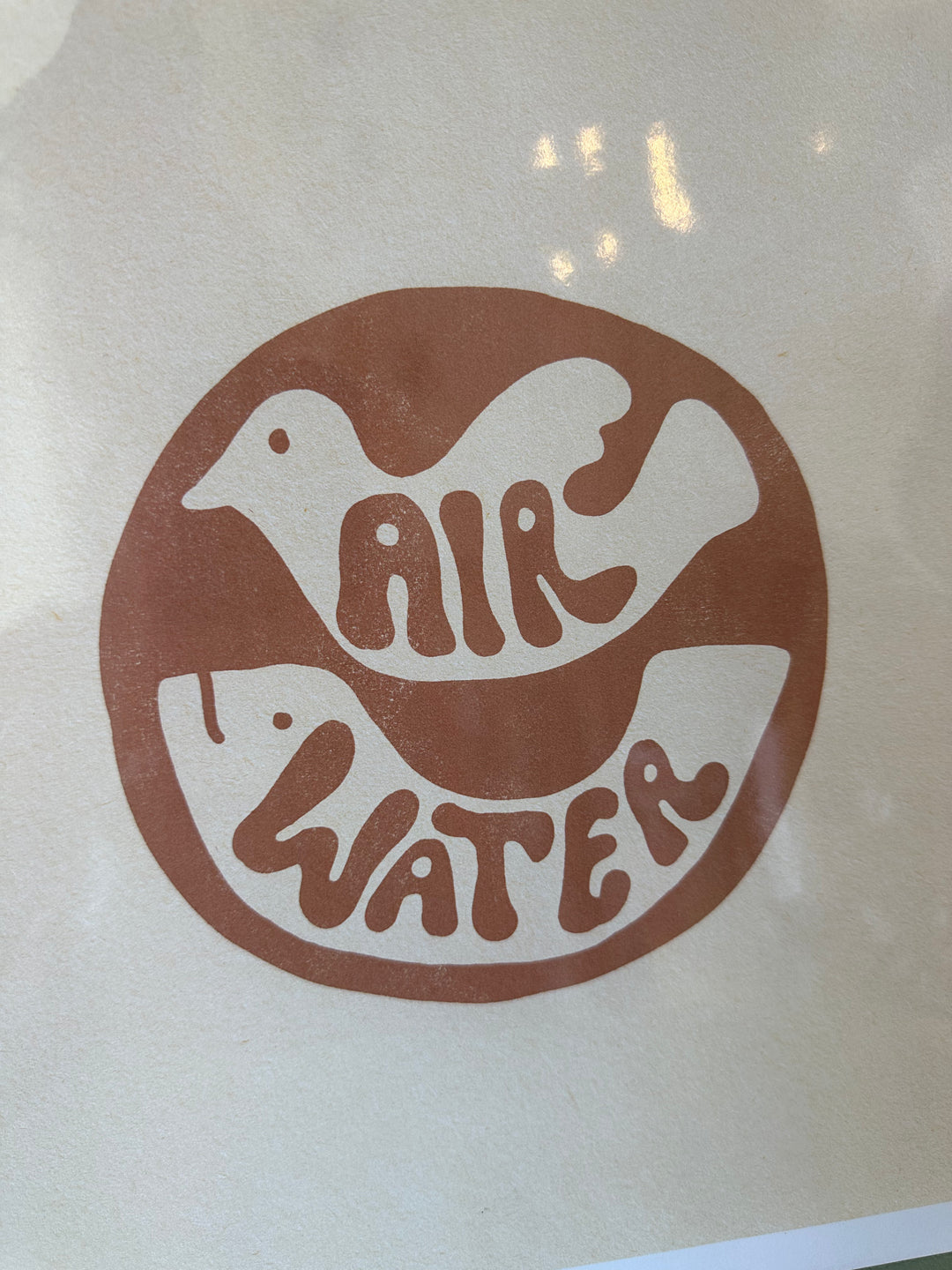 Heeler Air + Water Print 12” x 12”