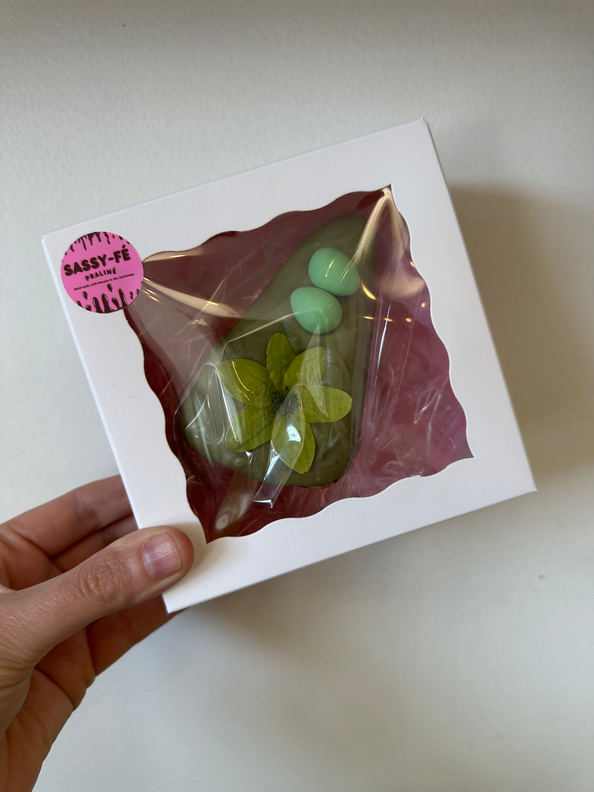 Sassy Fe Sorry Grandma Fudge Tarts Green with Edible Flowers