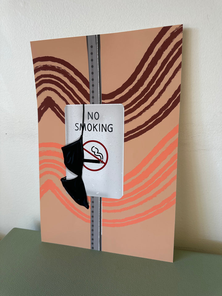 NosNostalgia Art Print Bikini Hangs 12” x 8”