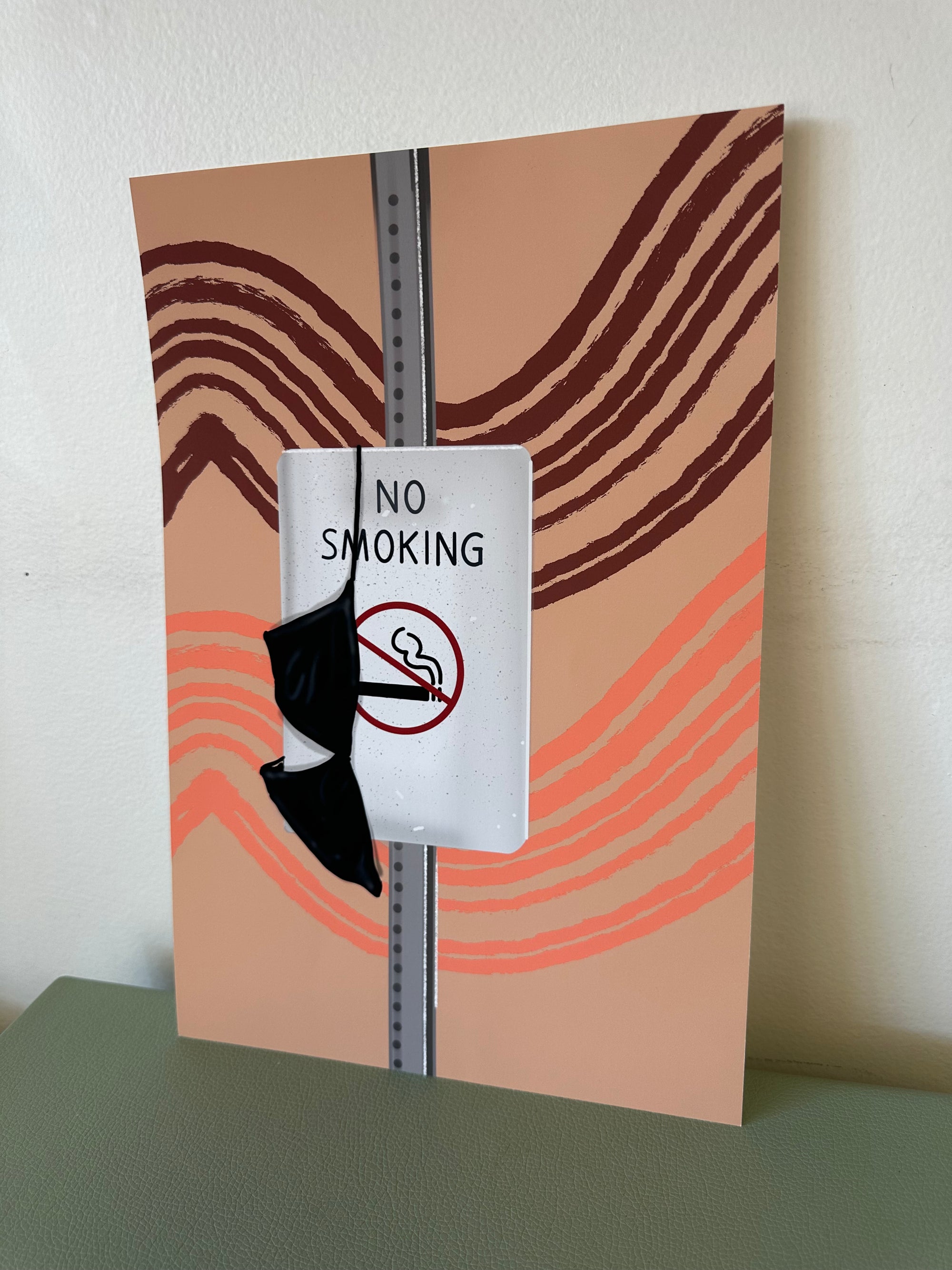 NosNostalgia Art Print Bikini Hangs 12” x 8”