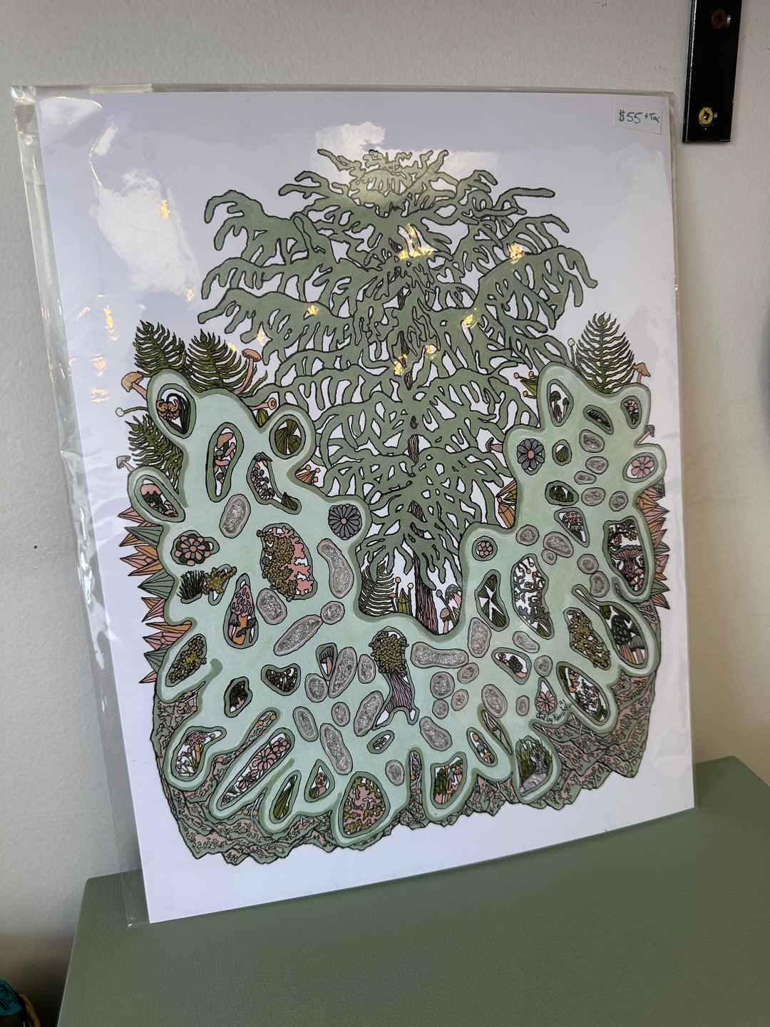 Kimboho Art Print Great Pine  14” x 11”