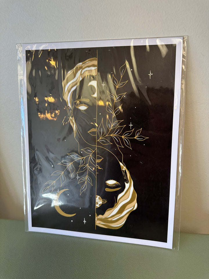 Meli The Lover - Celestial Woman Art Print