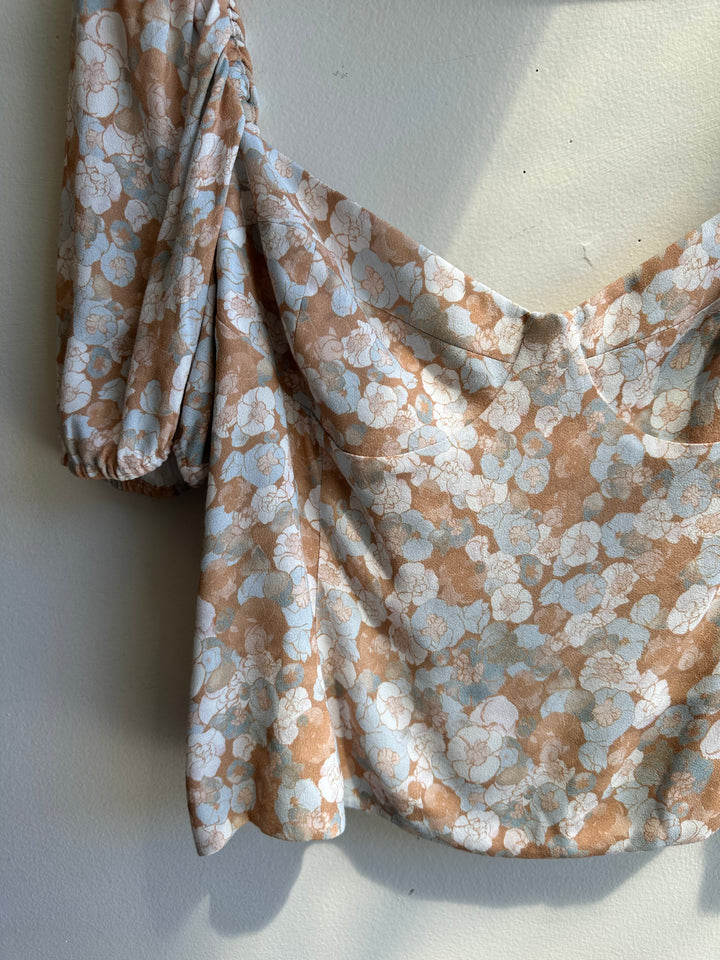 Wilfred Novella Short Sleeve in Maplewood Blue | Size 2XL