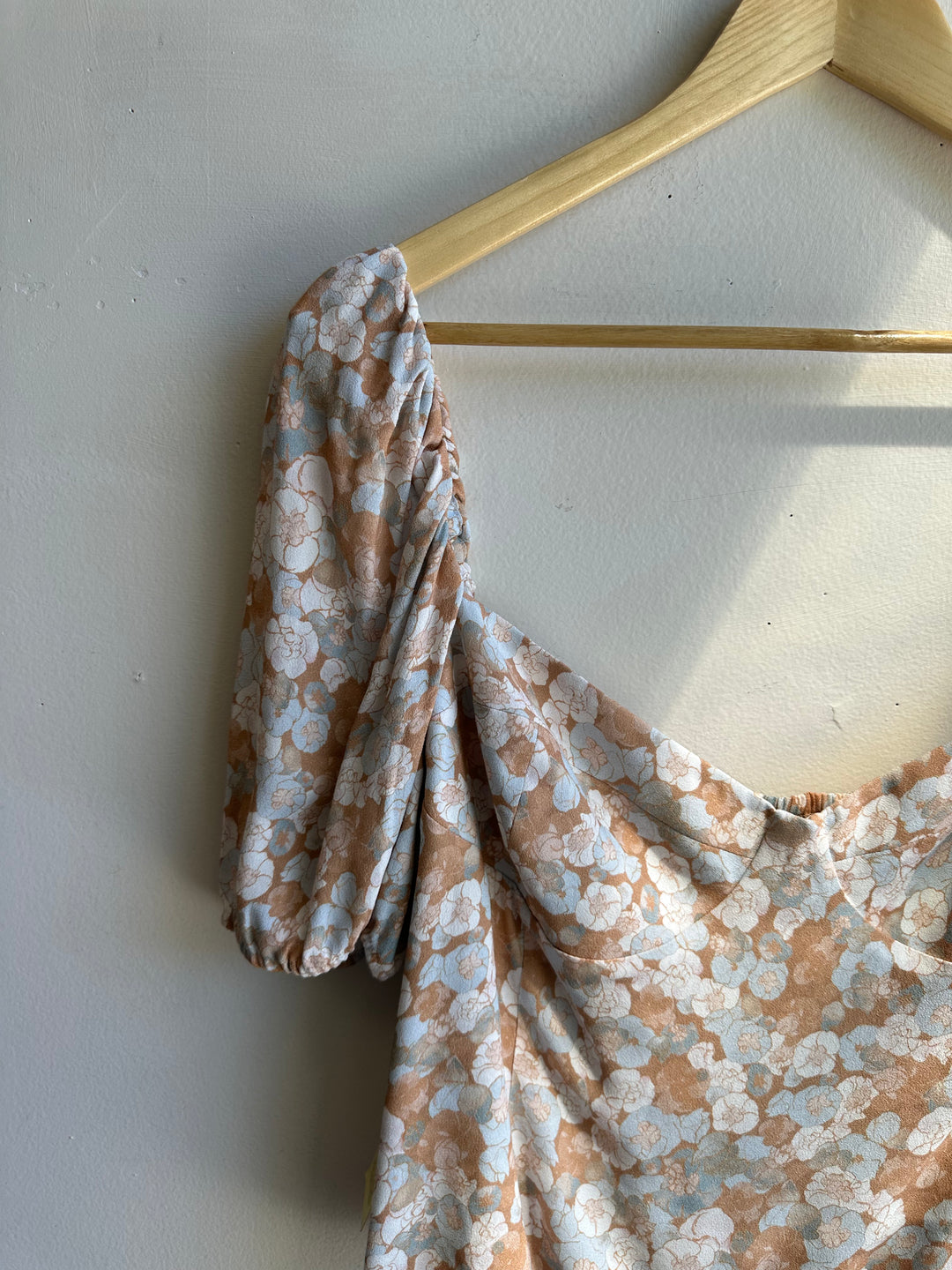 Wilfred Novella Short Sleeve in Maplewood Blue | Size 2XL