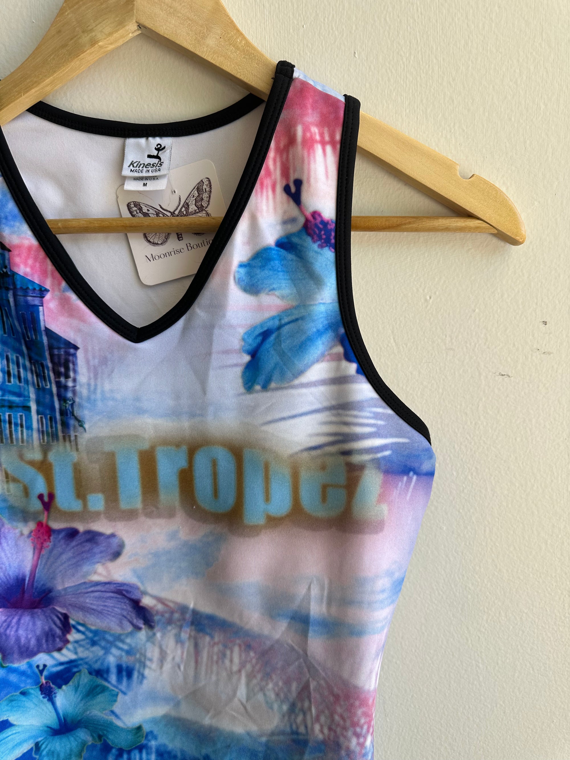 Vintage Y2K St Tropez Active Top | Size Medium