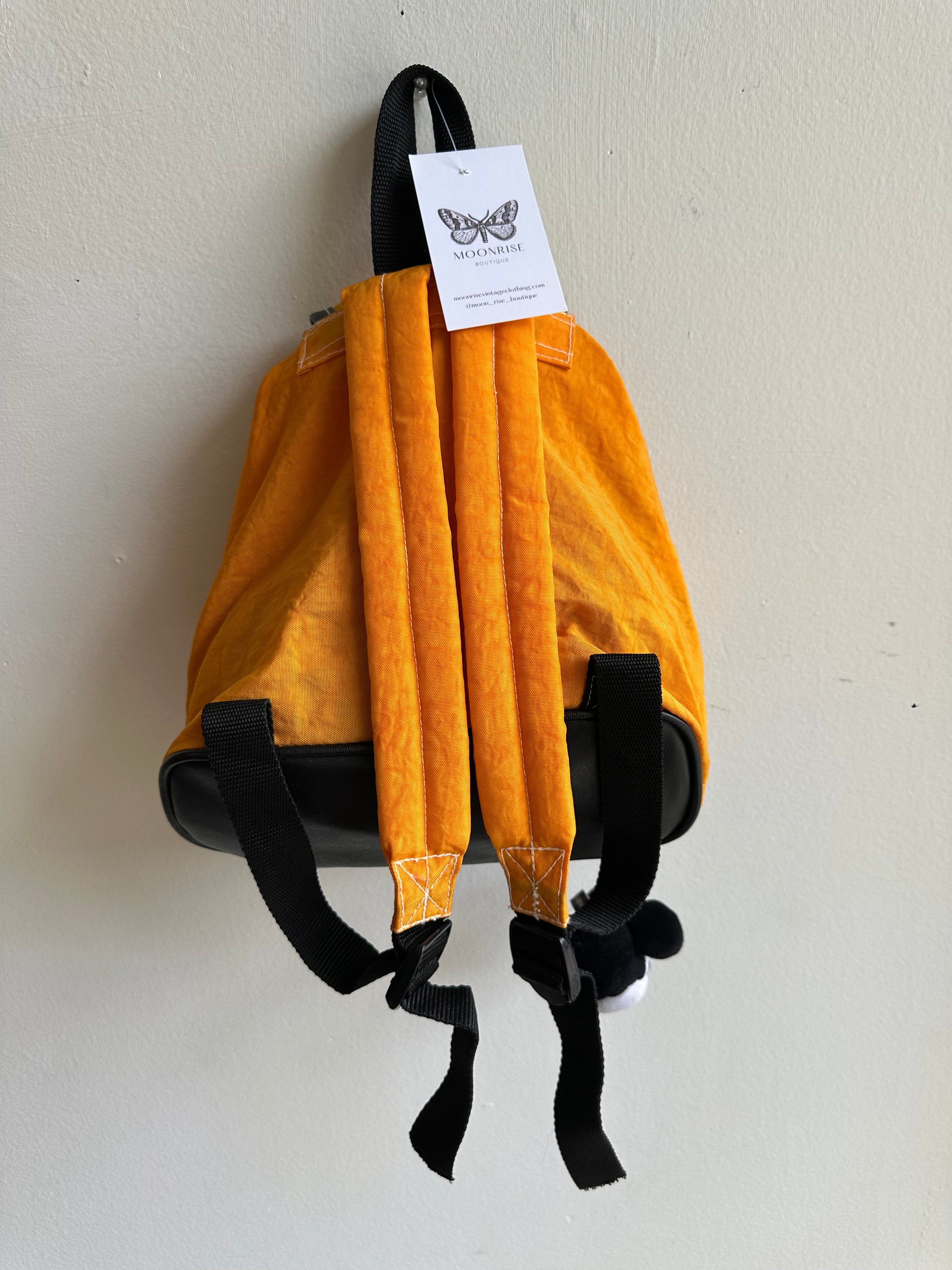 Vintage 90s Disney Mickey Mouse Sport Backpack | Orange