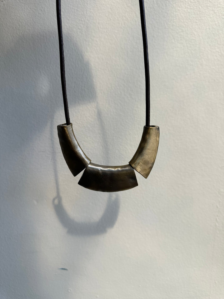 Vintage Bronze Inspired Collar Bold Necklace