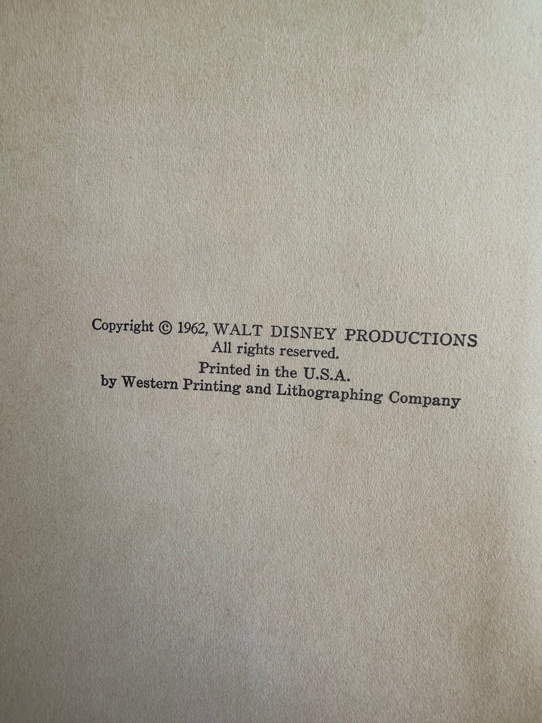 Vintage 1962 Disney’s The Prince and the Pauper Book