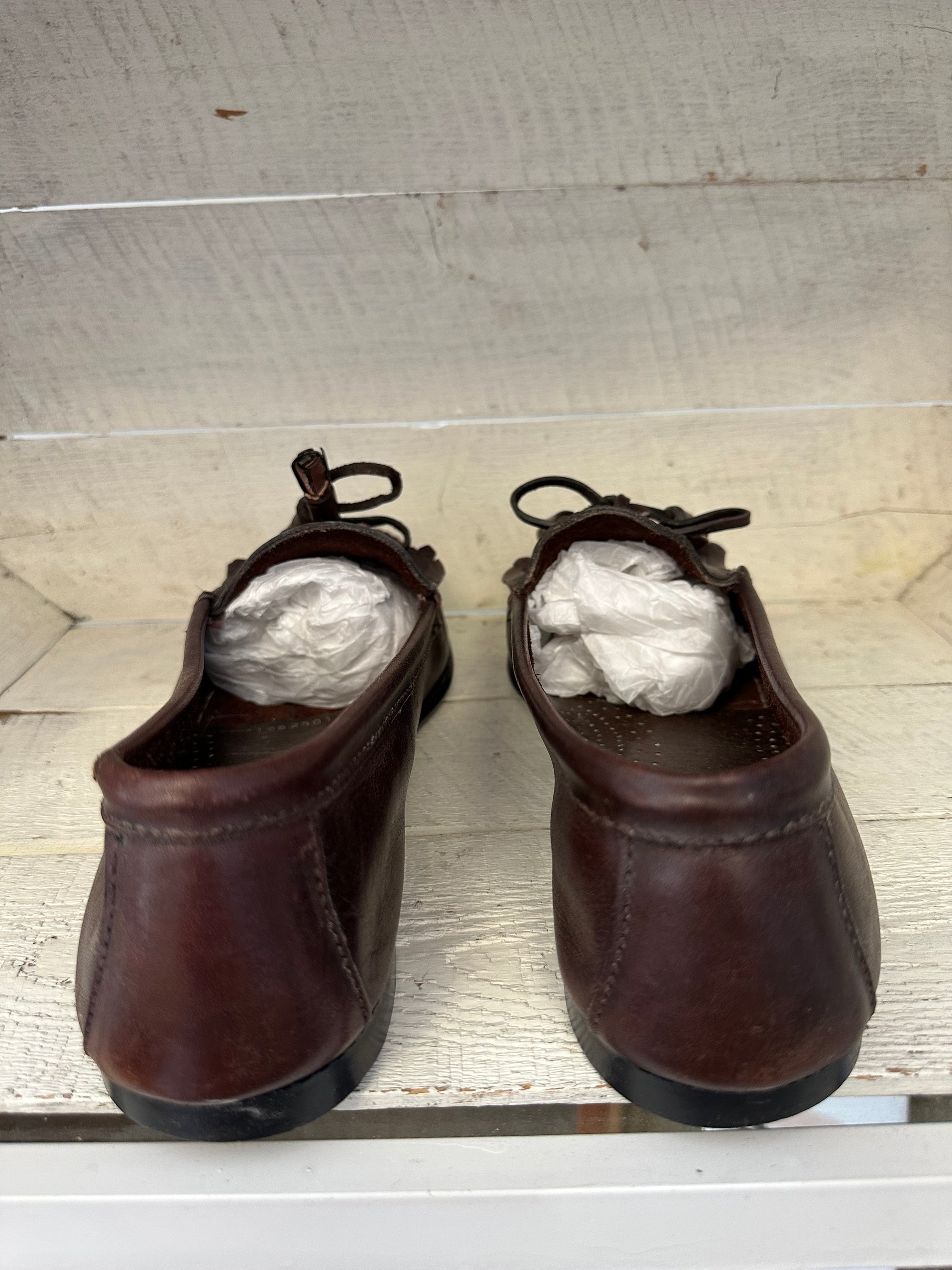 Vintage Rodolfo Valentino Dark Brown Tassle Loafers | Men’s Size 9