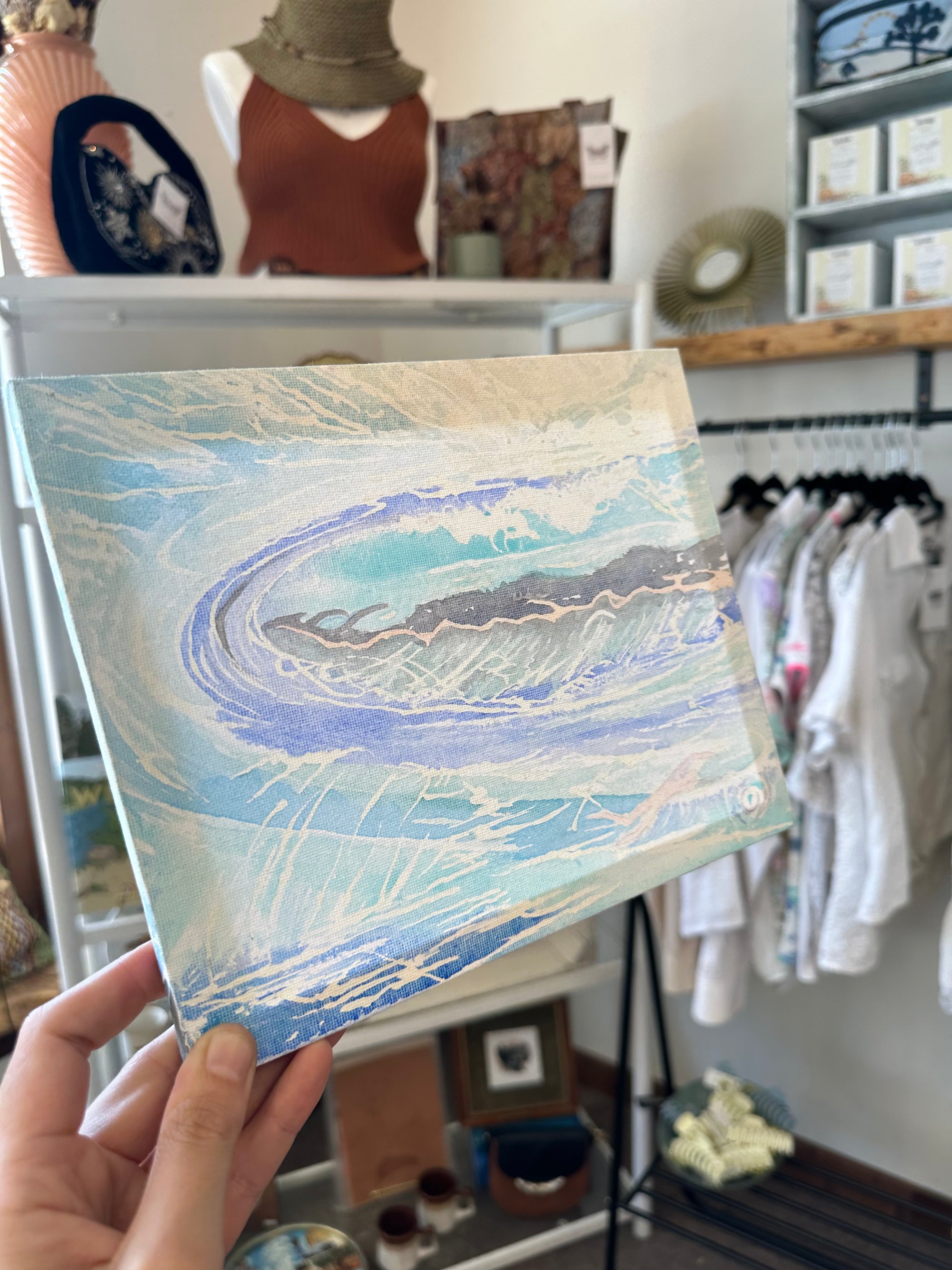 Gay Saunders Original Water Colour Art | Underwater Study #2