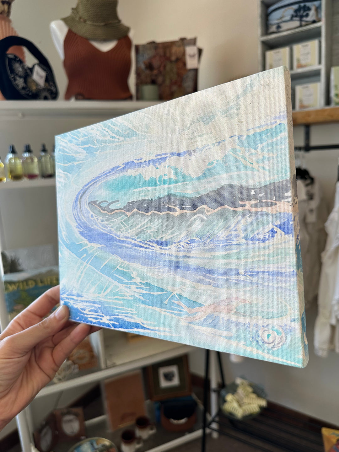Gay Saunders Original Water Colour Art | Underwater Study #2