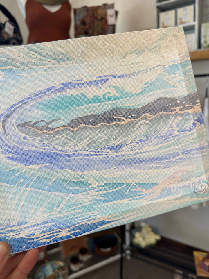 Gay Saunders Original Water Colour Art | Underwater Study #2