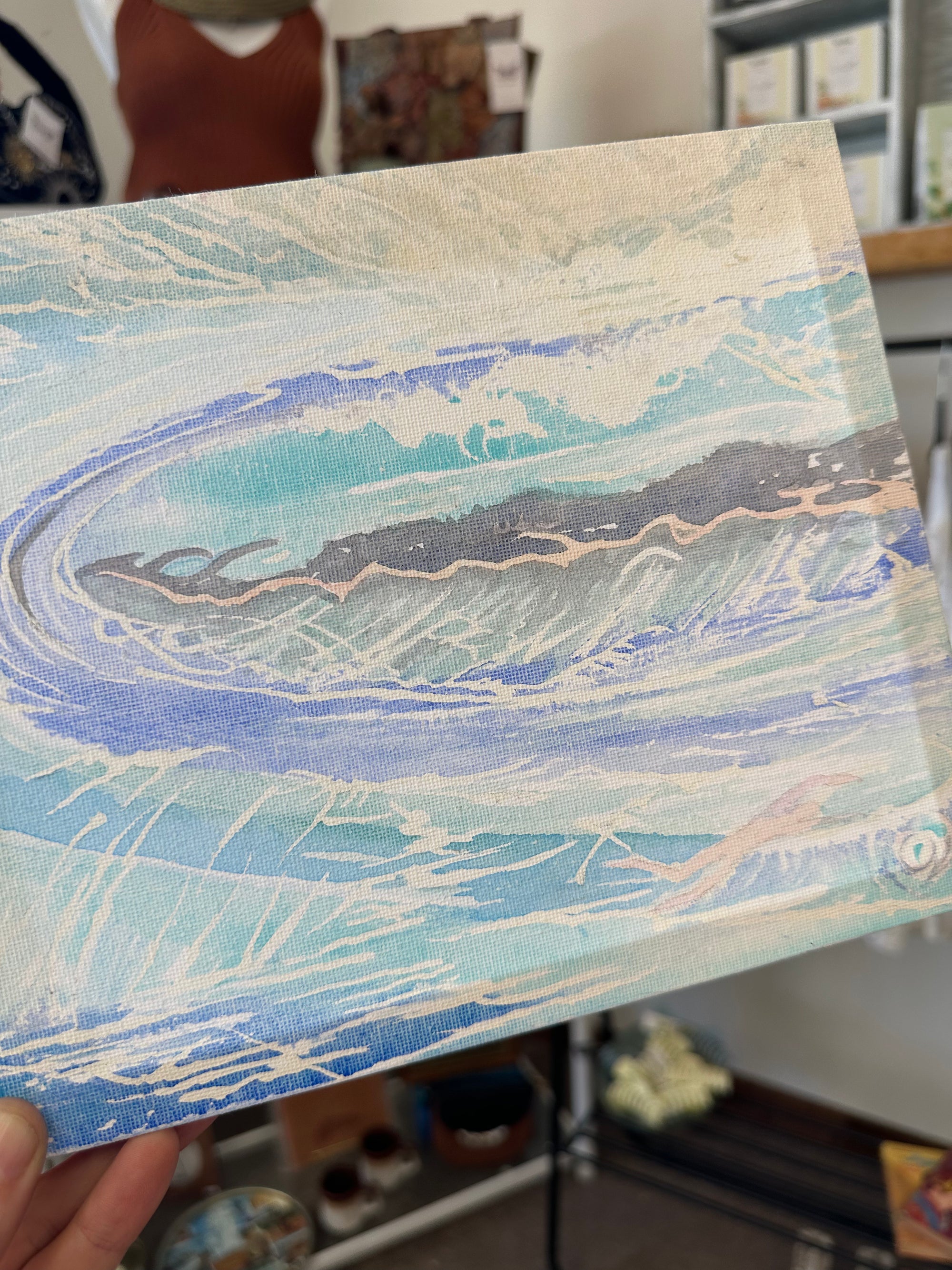 Gay Saunders Original Water Colour Art | Underwater Study #2