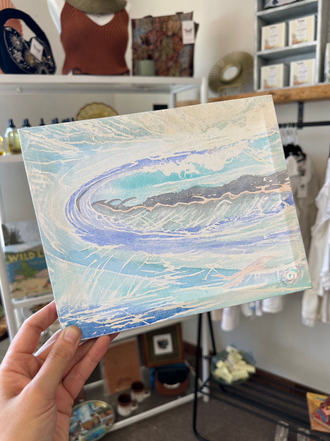Gay Saunders Original Water Colour Art | Underwater Study #2