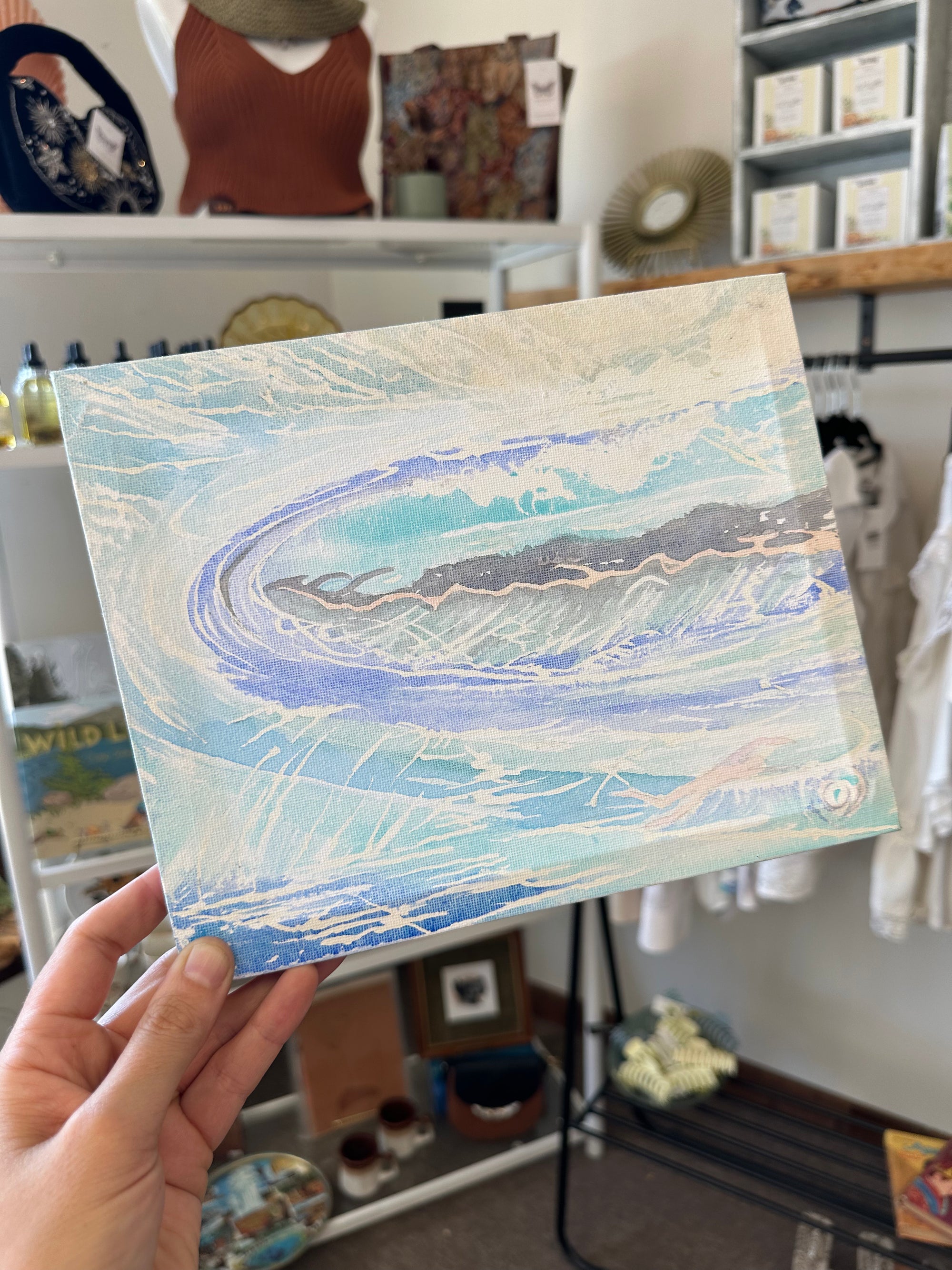 Gay Saunders Original Water Colour Art | Underwater Study #2