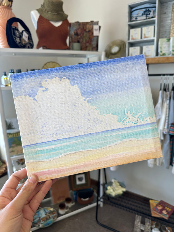 Gay Saunders Original Water Colour Canvas | Shining Authenticity