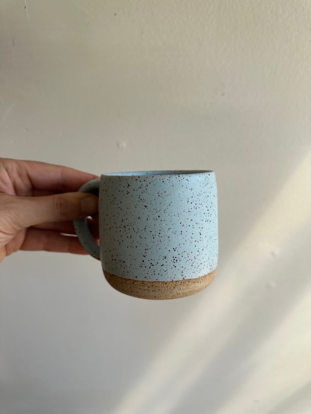 Earth to Ember | Handmade Speckled Stone Mug | Robin’s Egg