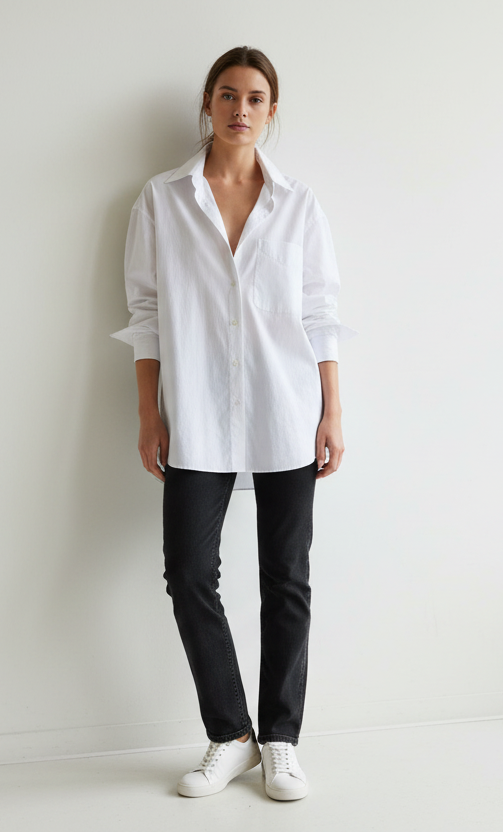 Vintage Arrow White Dress Shirt | French Cuff Classic | Size 16/33