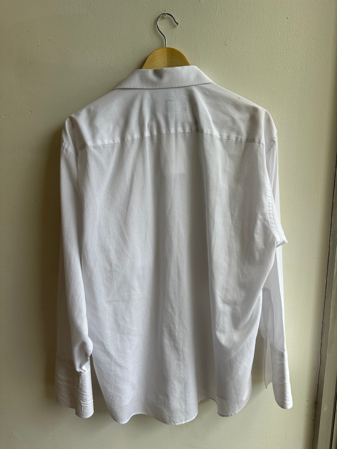 Vintage Arrow White Dress Shirt | French Cuff Classic | Size 16/33