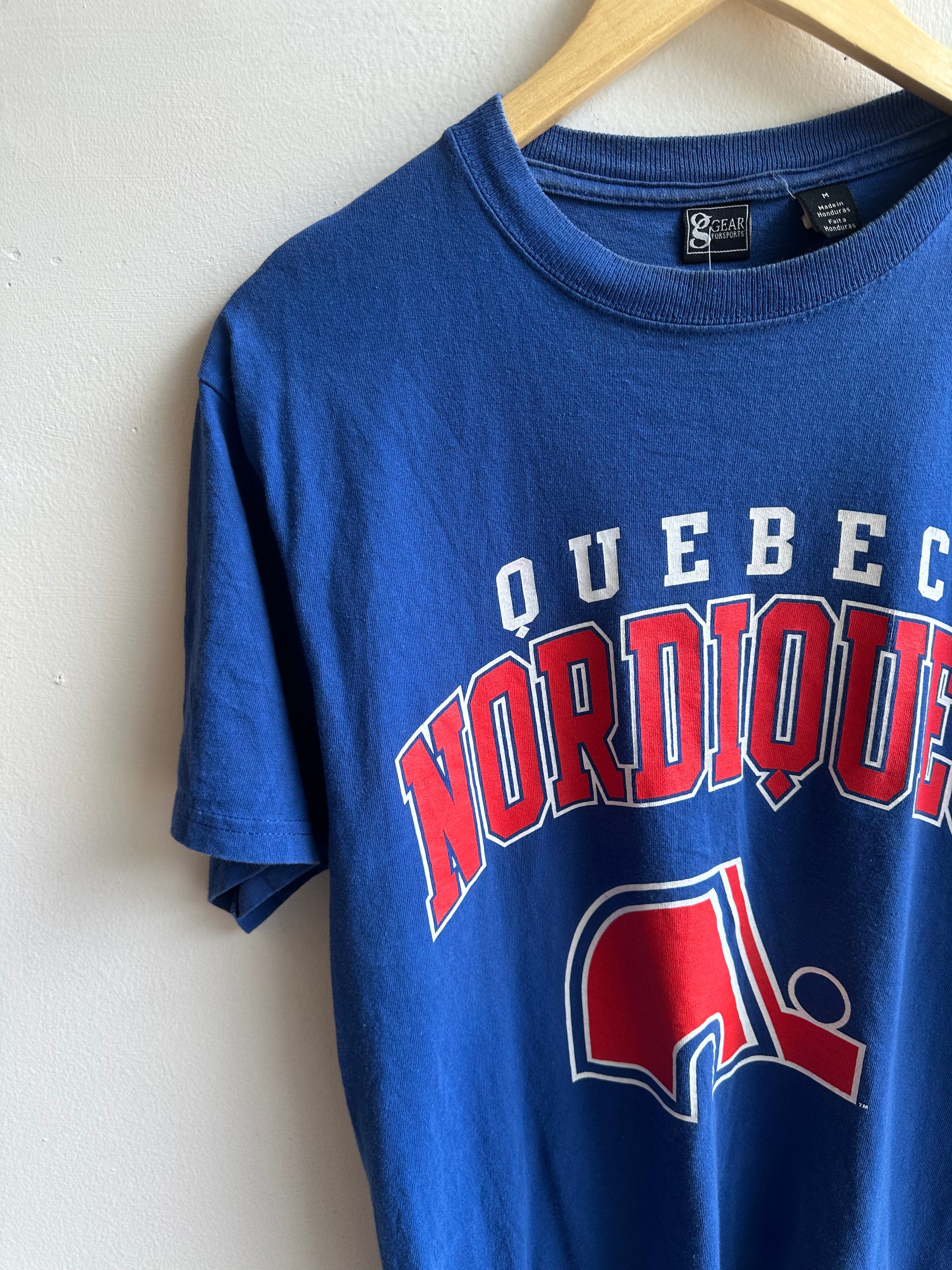 Vintage Québec Nordiques Tee – Retro NHL Classic | Size Medium