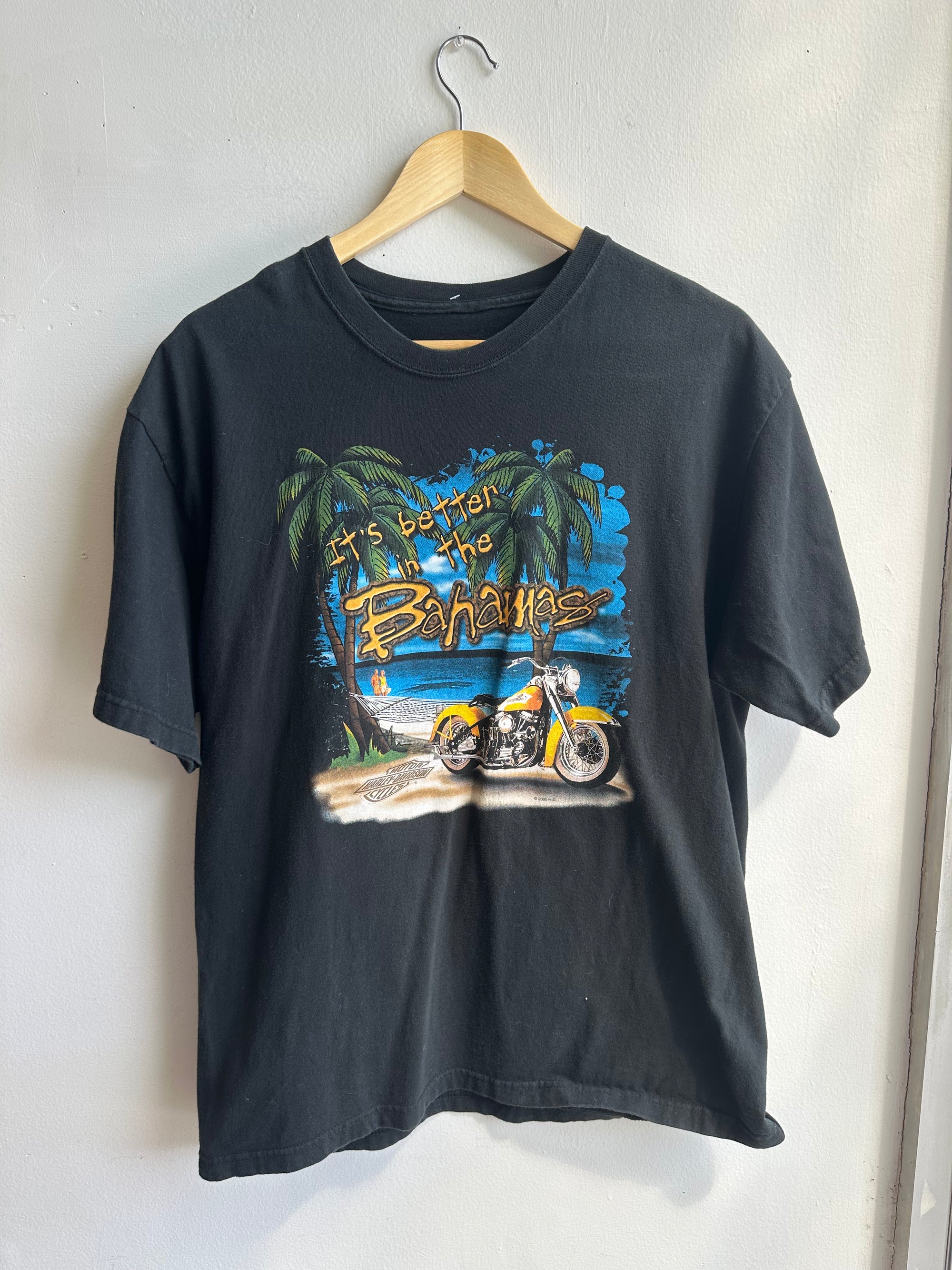 Vintage Harley-Davidson Tee – Bahamas Dream Ride | Bahamas | Size Large