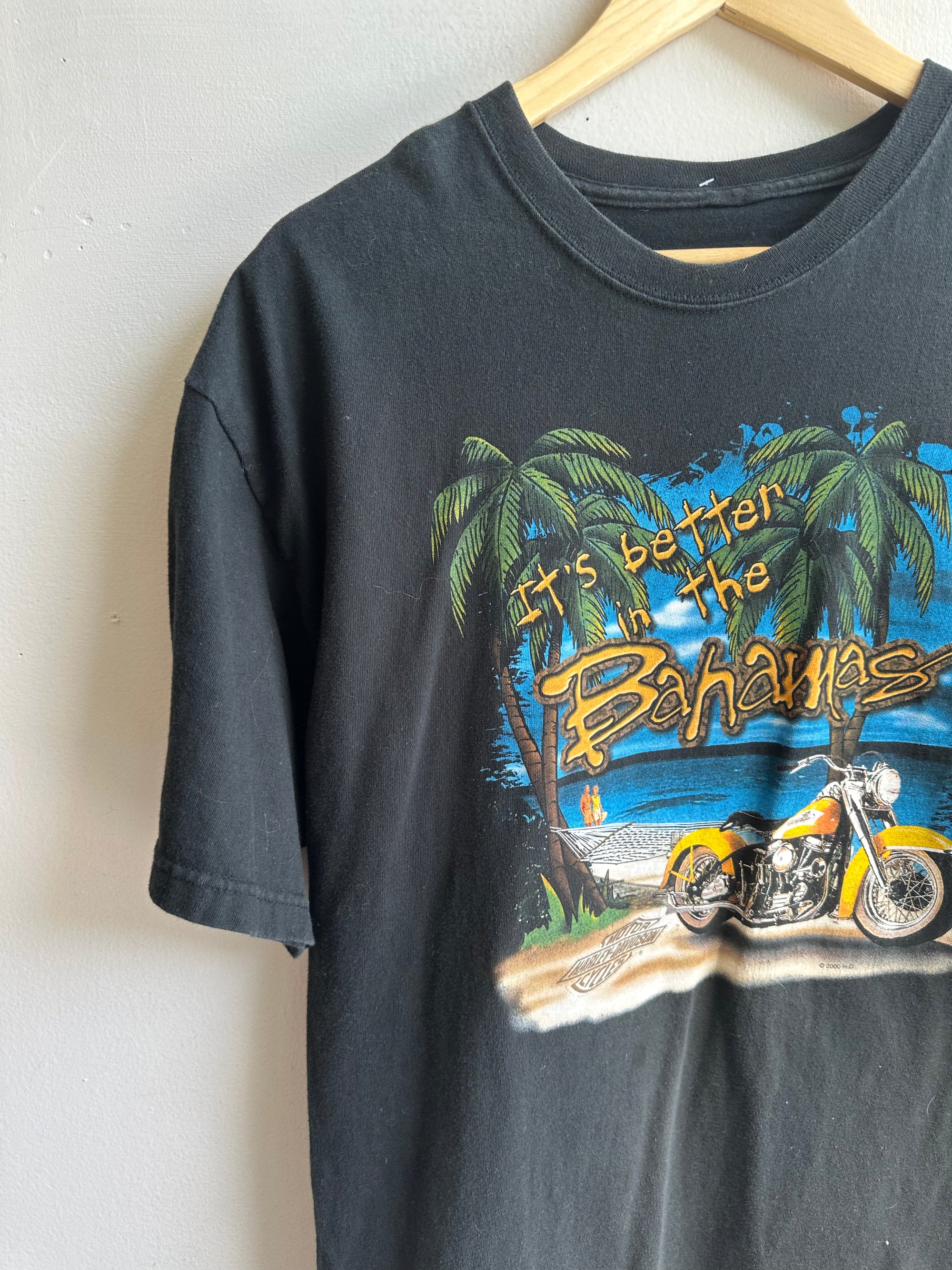 Vintage Harley-Davidson Tee – Bahamas Dream Ride | Bahamas | Size Large