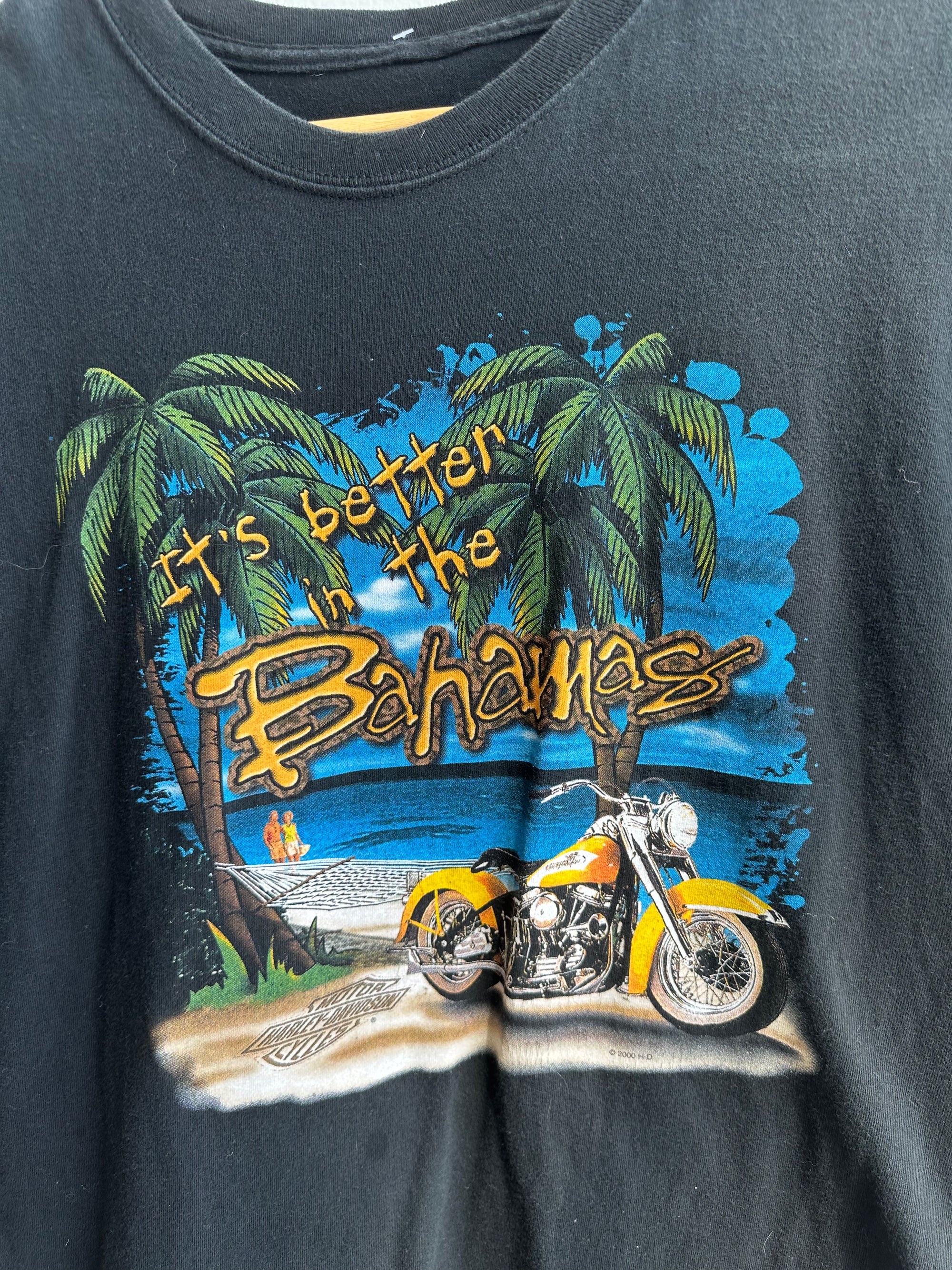 Vintage Harley-Davidson Tee – Bahamas Dream Ride | Bahamas | Size Large
