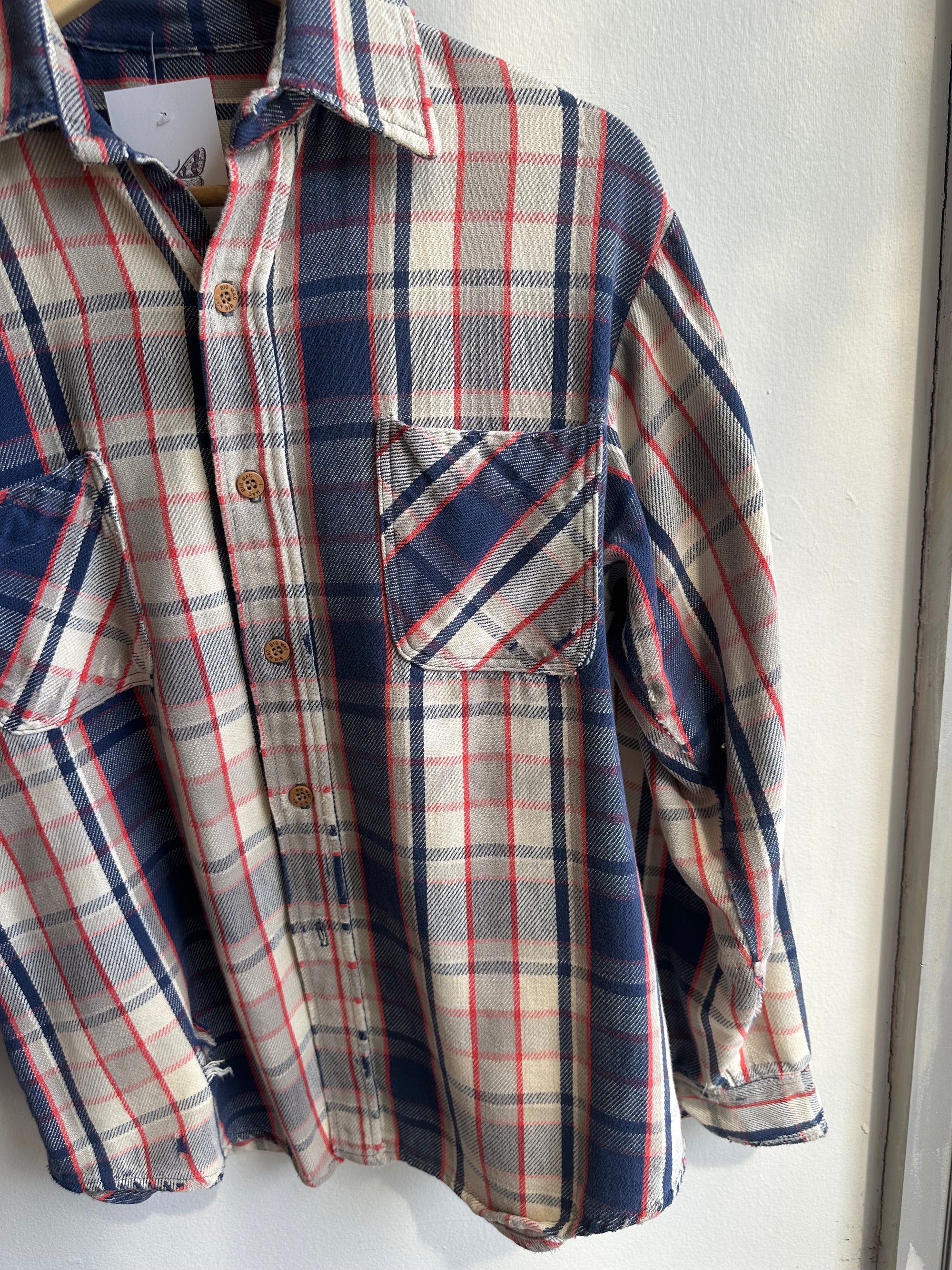 Vintage Big Mac Flannel – Rugged Americana Plaid | Size Medium