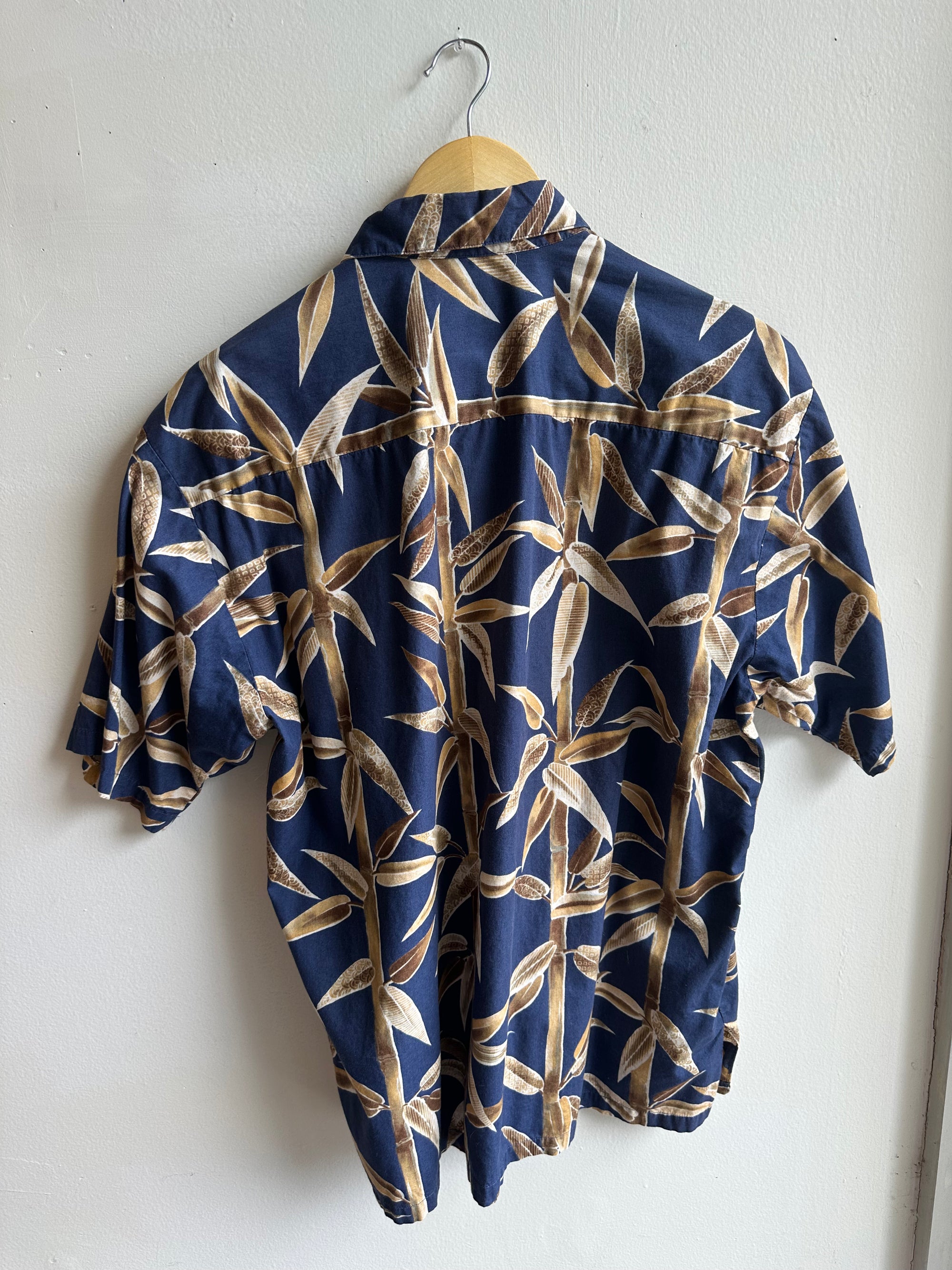 Vintage Cooke Street Honolulu Shirt – Navy Bamboo Breeze | Size Large