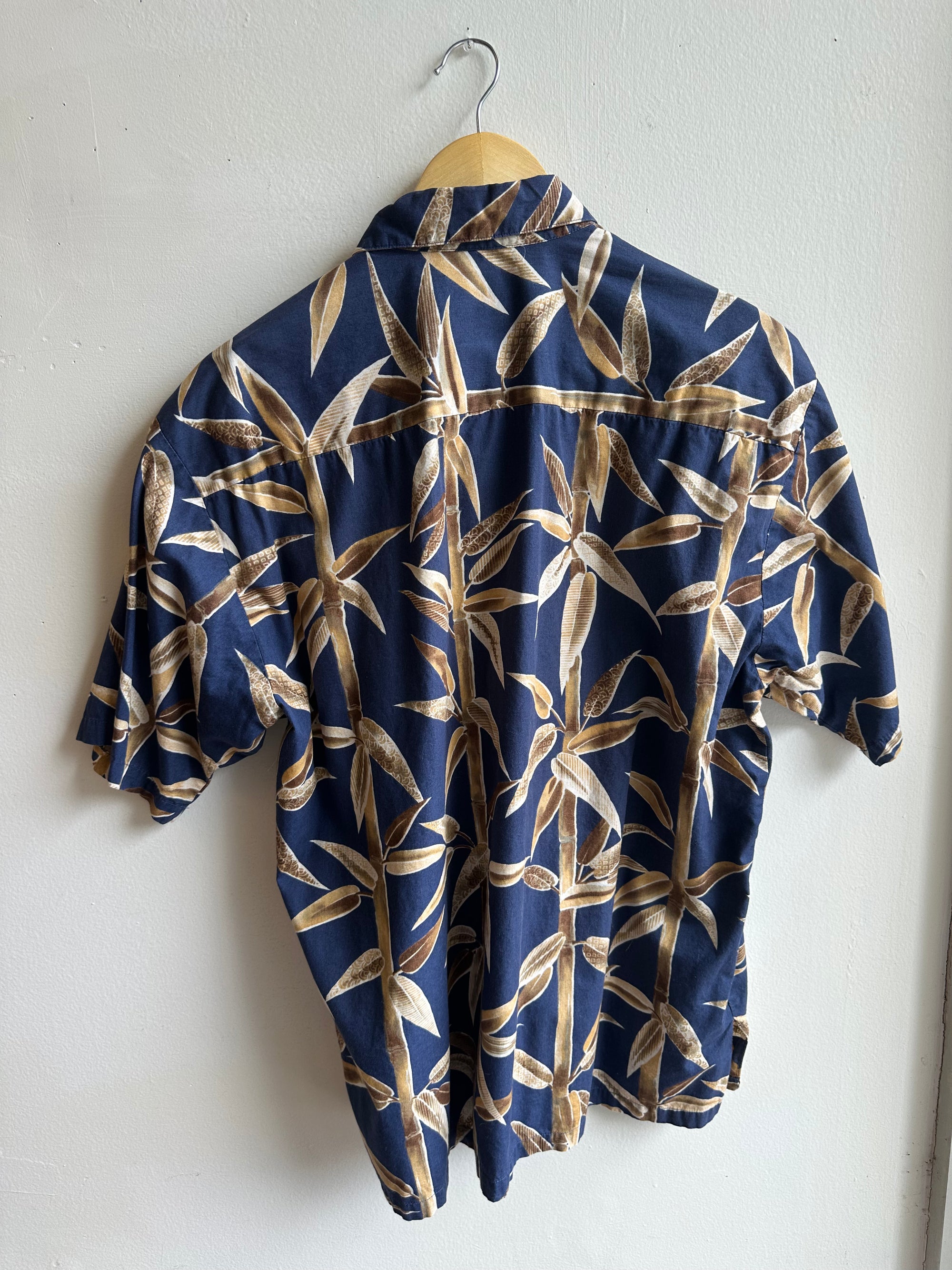Vintage Cooke Street Honolulu Shirt – Navy Bamboo Breeze | Size Large