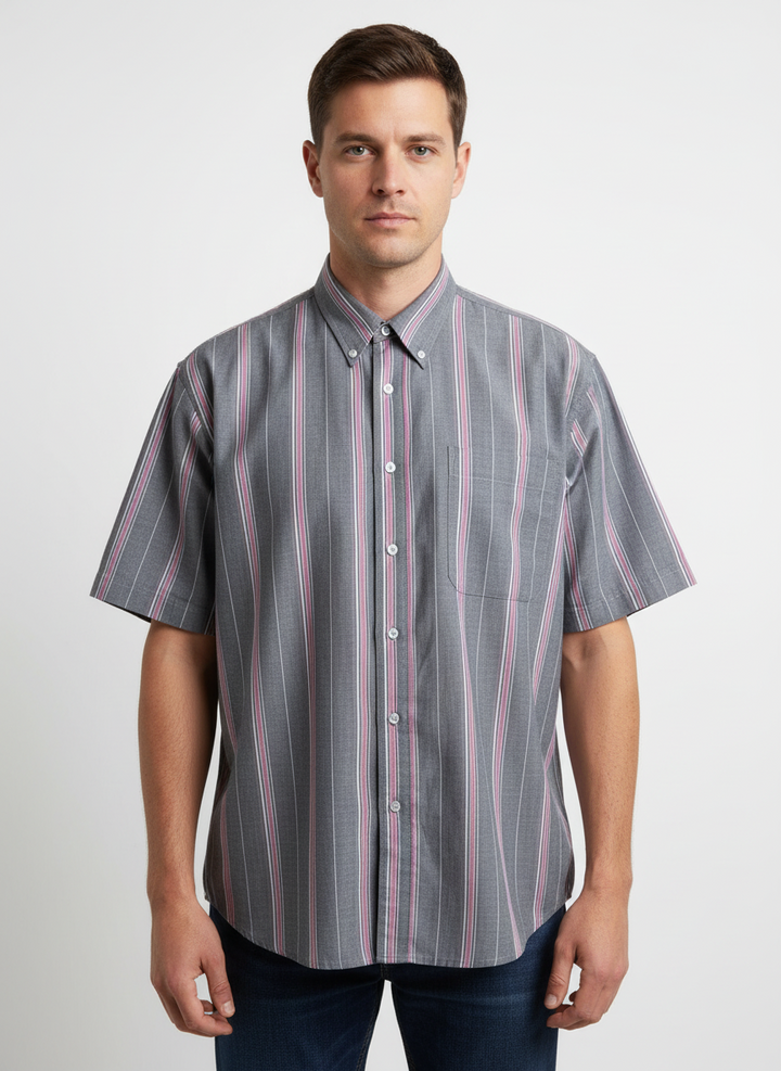 Vintage Stripe Button-Up by Needs | Size Large